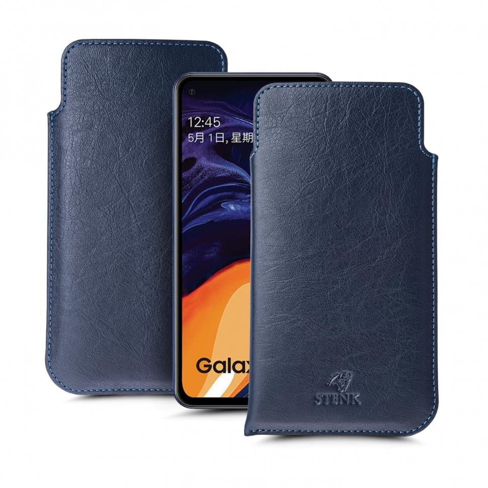 Футляр Stenk Elegance для Samsung Galaxy A60 Синий (65981)