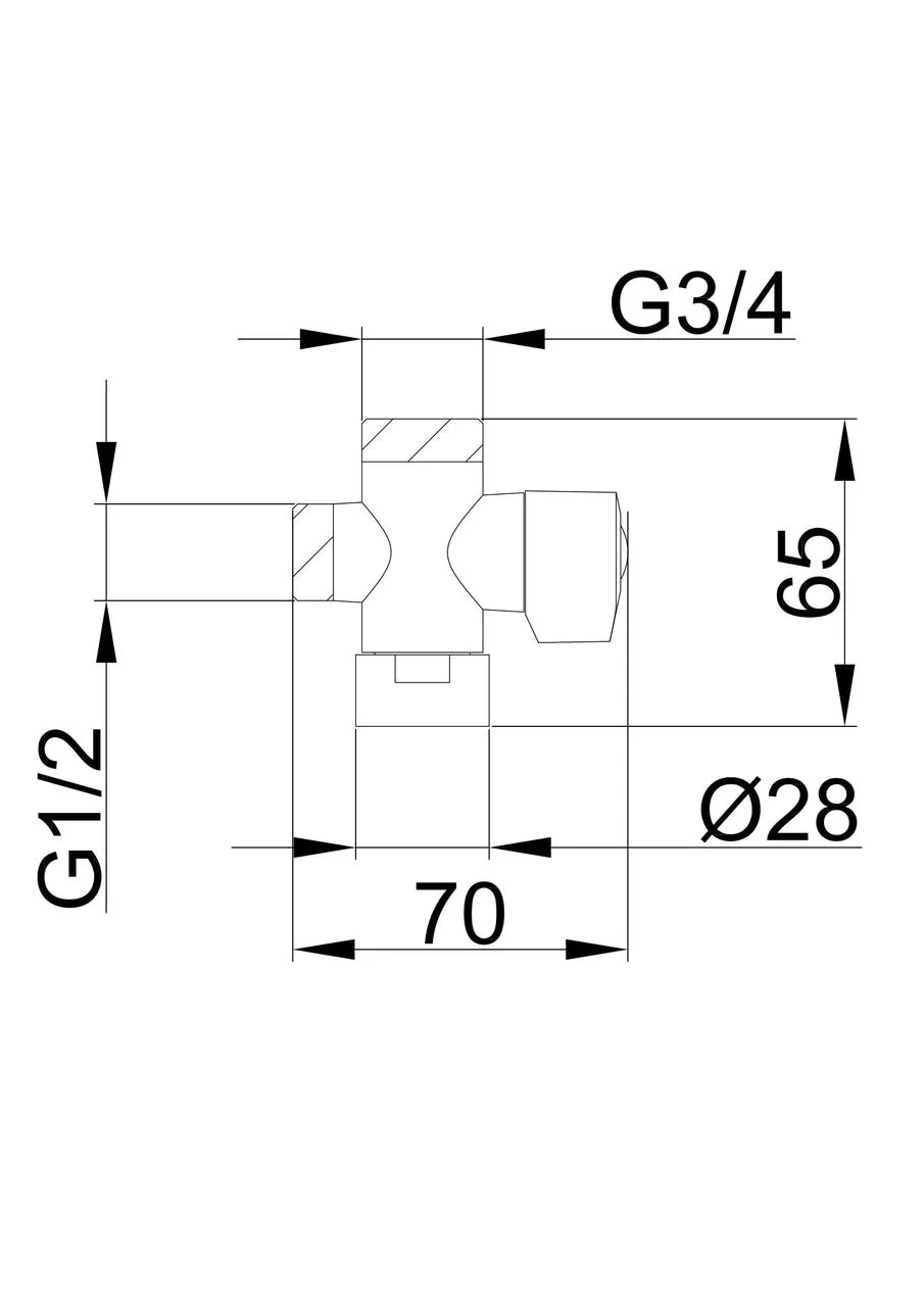 Дивертор с картриджем для смесителя Frap FBBB-3 поворотный Хром (SQ-1034207) - фото 3