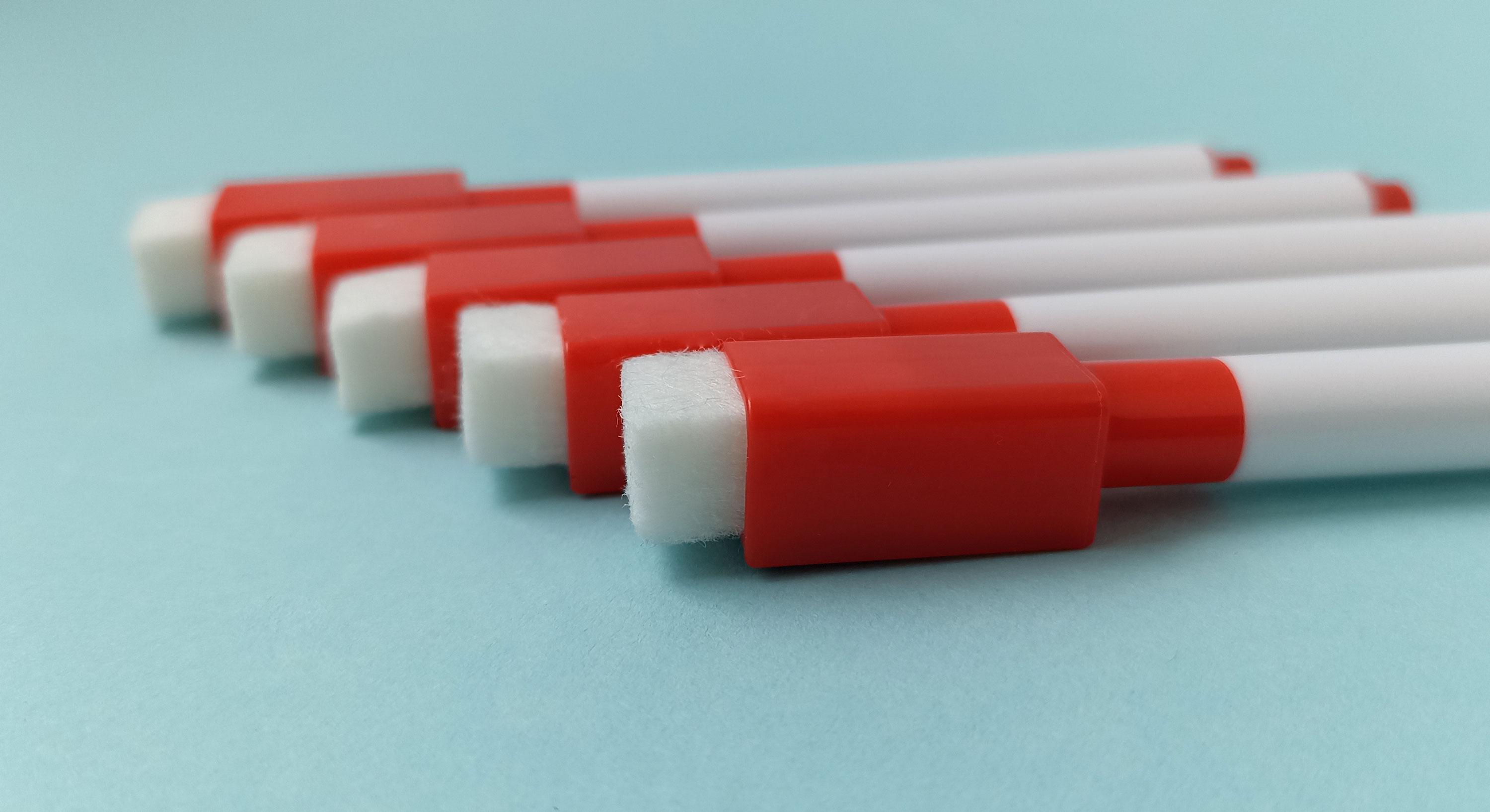 Набір маркерів сухого стирання CLS 2-4 мм для дошки й планера 5 шт. на магніті з губкою Червоний (MG004) - фото 4 Набір маркерів сухого стирання CLS 2-4 мм для дошки й планера 5 шт. на магніті з губкою Червоний (MG004) - фото 4