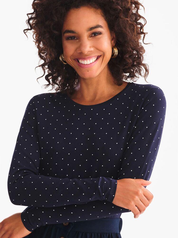 Футболка C & A 77580/2067696x50 длинный рукав женская XS Синий (184407)