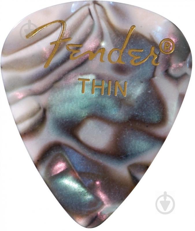 Медиаторы Fender 351 Shape Premium Celluloid Picks Thin (12 шт.) - фото 1