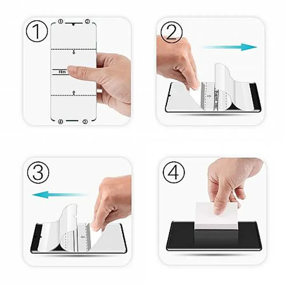 Защитная гидрогелевая пленка iNobi Gold для Honor 100, MAA-AN00 матовая - фото 4 Защитная гидрогелевая пленка iNobi Gold для Honor 100, MAA-AN00 матовая - фото 4