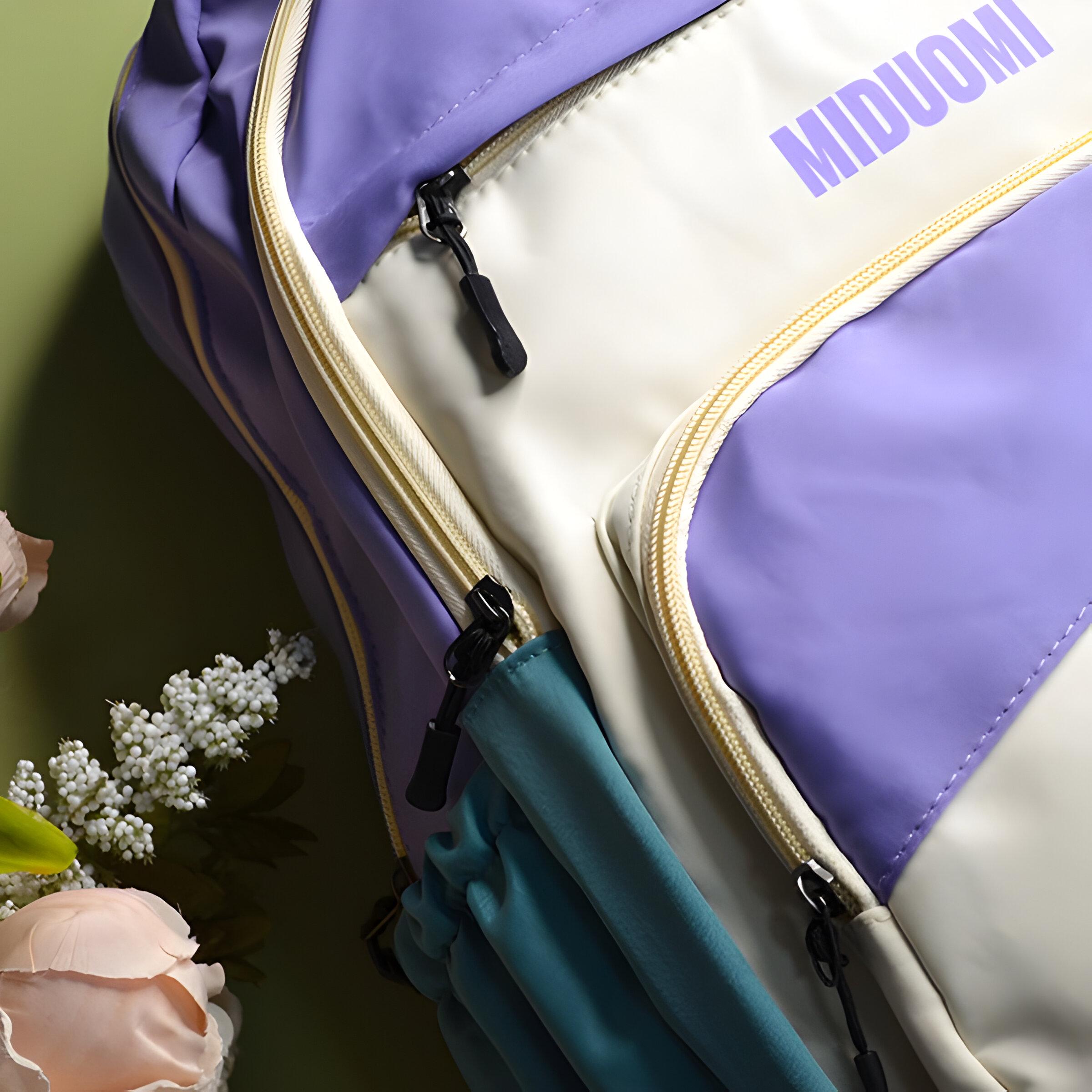 Городской рюкзак MDM 30х46х17 см Сиреневый (23-8) - фото 3 Городской рюкзак MDM 30х46х17 см Сиреневый (23-8) - фото 3