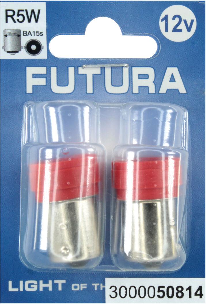 Лампочка FUTURA Черешня LED SMD 12V 6 диодов R5W BA15s 2 шт. Красный (50814)