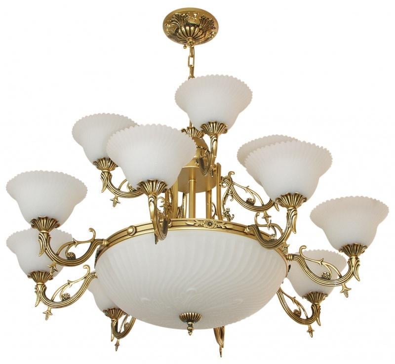 Люстра подвесная Brille BKL-005S/15 классическая большая для холла