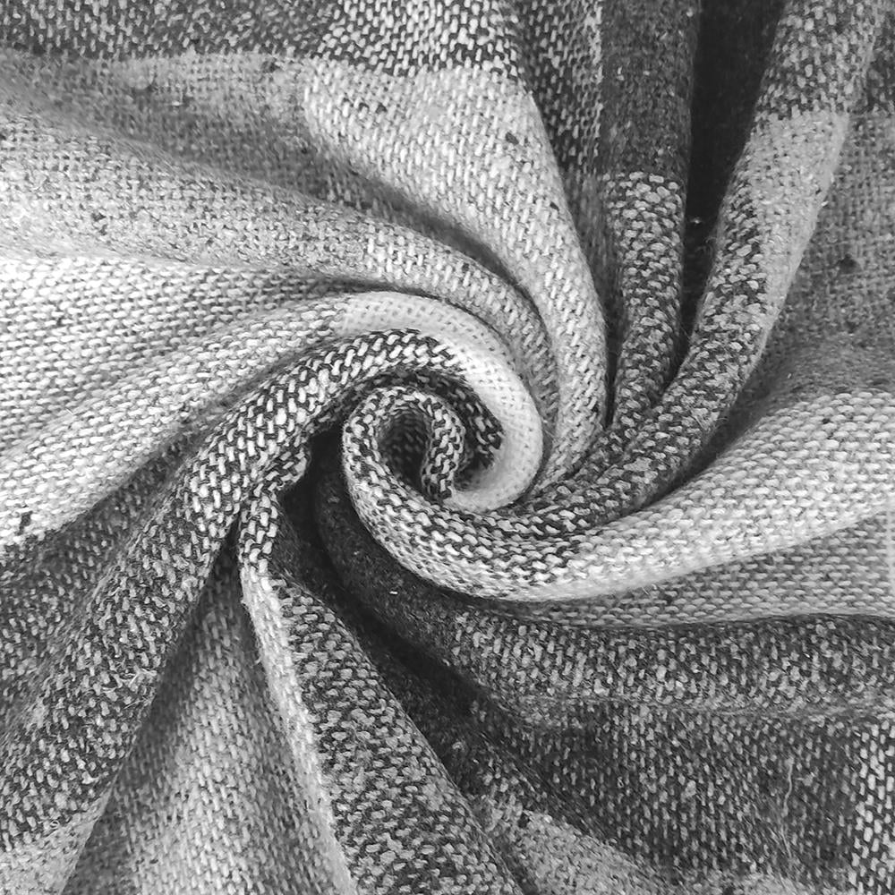 Плед вовняний Vladi Палермо 140х200 см П8 Білий/Димчастий/Світло-антрацитовий (4370) - фото 3