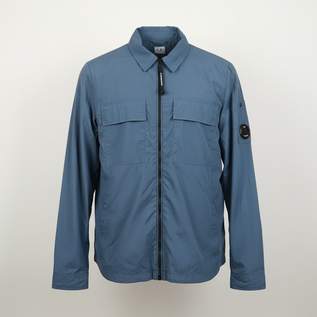 Рубашка-овершот нейлоновая C.P. Company L Синий (CP11002.1L)