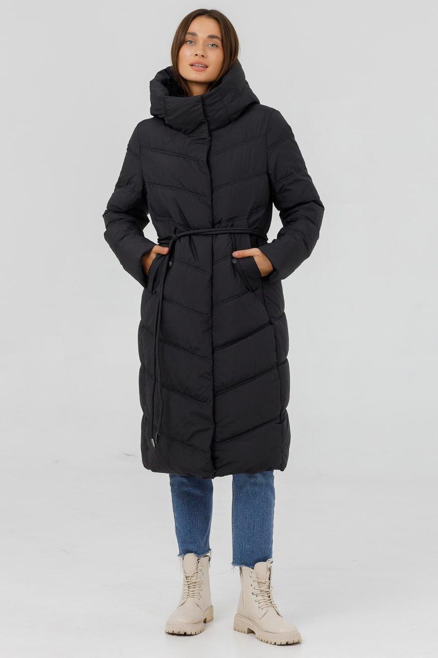 Пуховик приталений Foda р. 54 Чорний (51242d\54) Пуховик приталений Foda р. 54 Чорний (51242d\54)