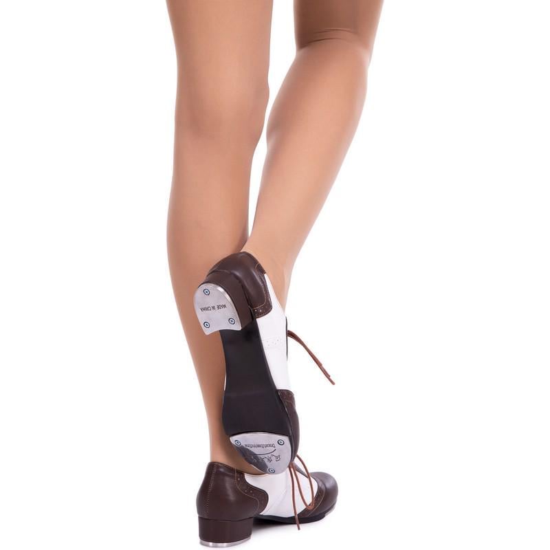 ᐉ Туфли для степа и чечетки DN-3686 р. 43 Коричнево-белый (06363077 ...