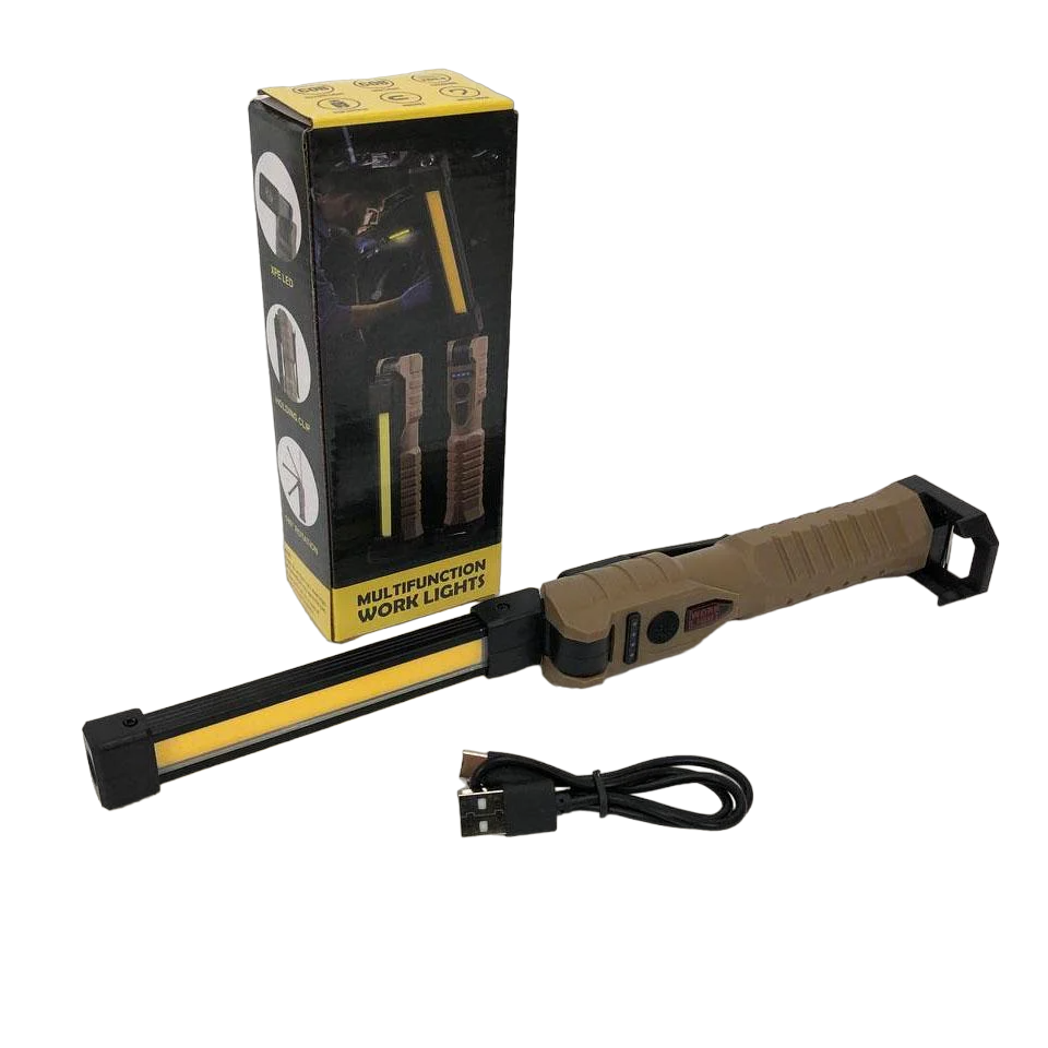 Фонарь кемпинговый светодиодный WL-08 XPE+COB Power Bank на магните и крючке (ws23532)