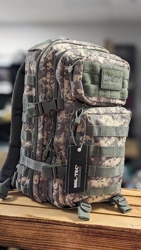 Рюкзак Mil-Tec с системой крепления Molle с двумя большими отделениями 20 л 42х25х20 см Пиксель (52900785) - фото 2