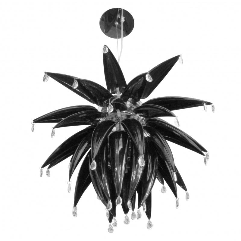 Люстра светодиодная подвесная с пультом Brille BL-123S/1xE27/20 LED BK