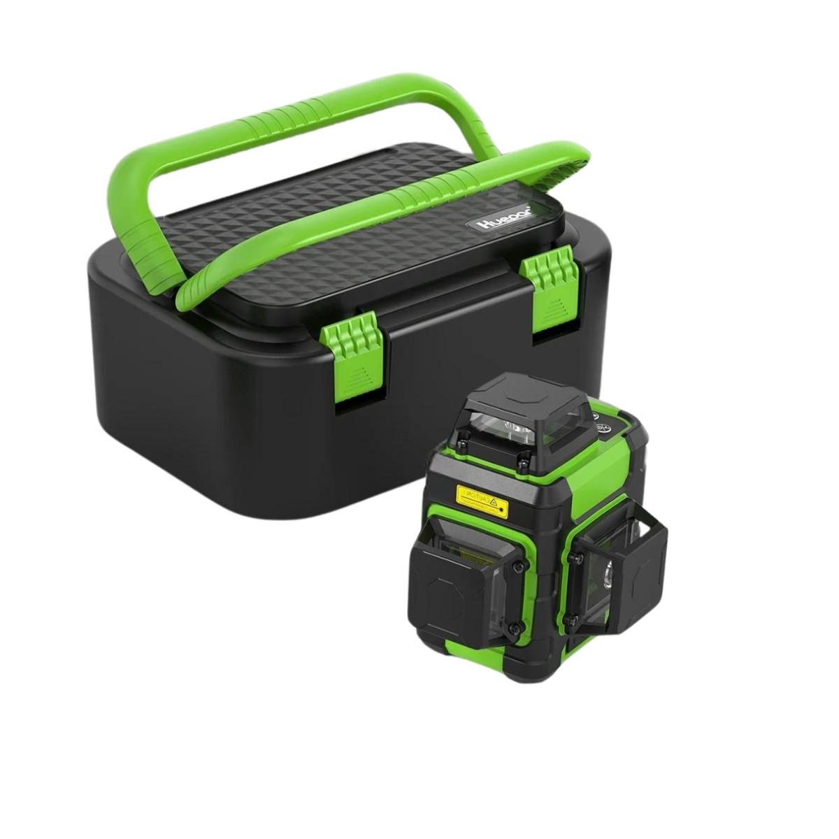 Лазерный уровень Huepar 3D в пластиковом кейсе Green (HM03CG)