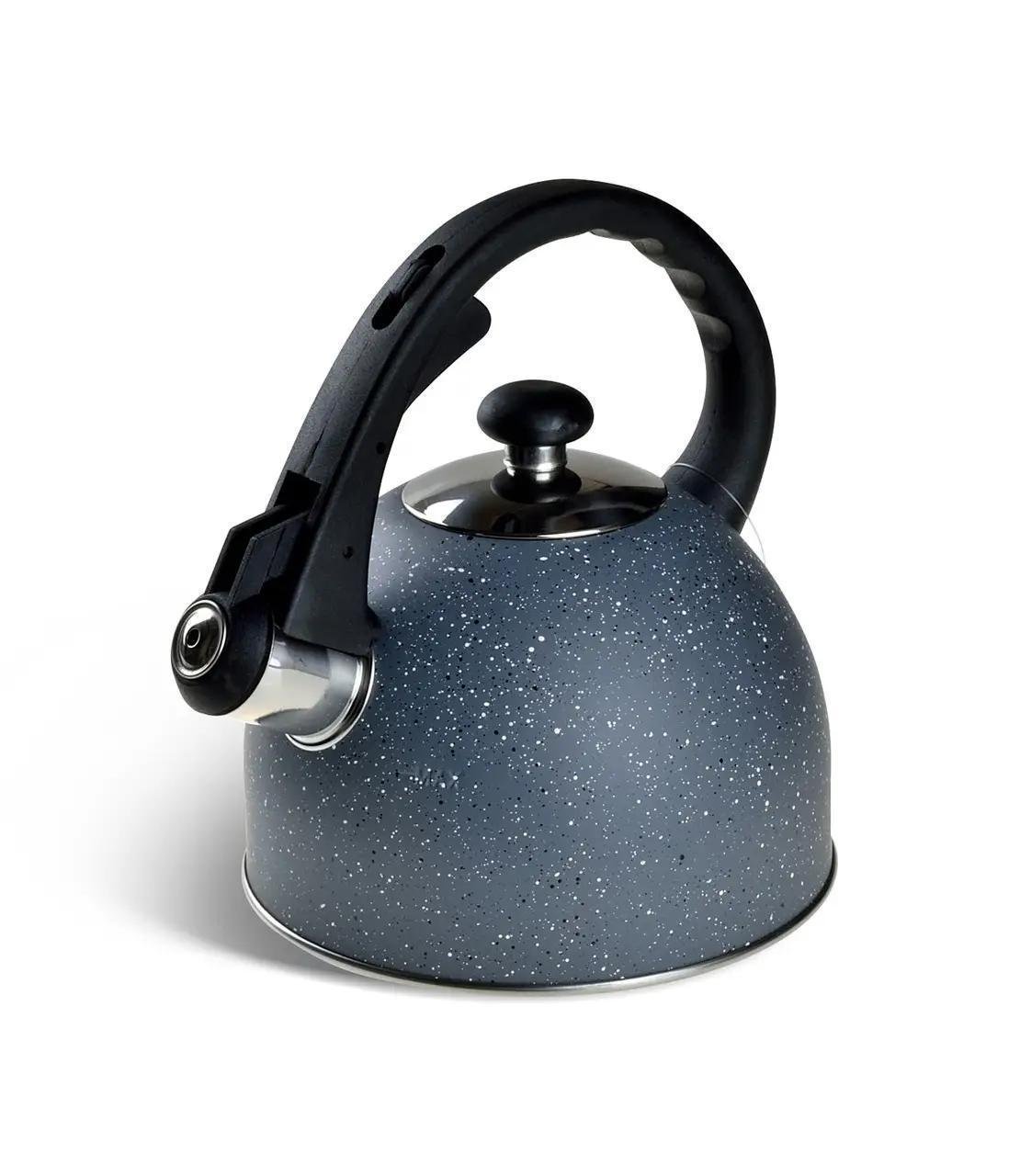 Чайник зі свистком для індукційної плити Edenberg EB-1973 1,5 л Сірий (2530556636) - фото 4
