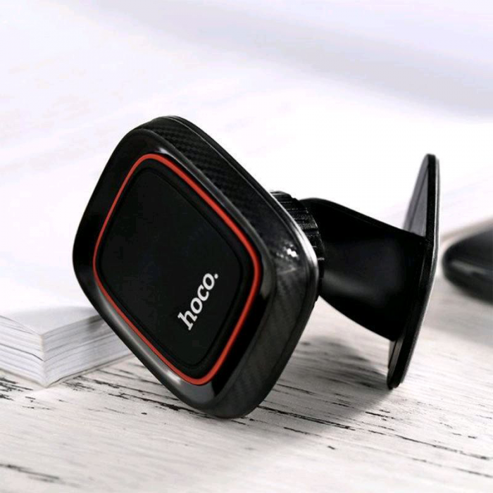 Автомобильный держатель Hoco CA24 Lotto Magnetic Черный (1557359823) - фото 5 Автомобильный держатель Hoco CA24 Lotto Magnetic Черный (1557359823) - фото 5