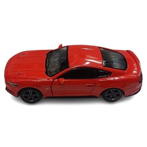 Машинка металлическая инерционная Kinsmart Ford Mustang GT красный (KT5386W)