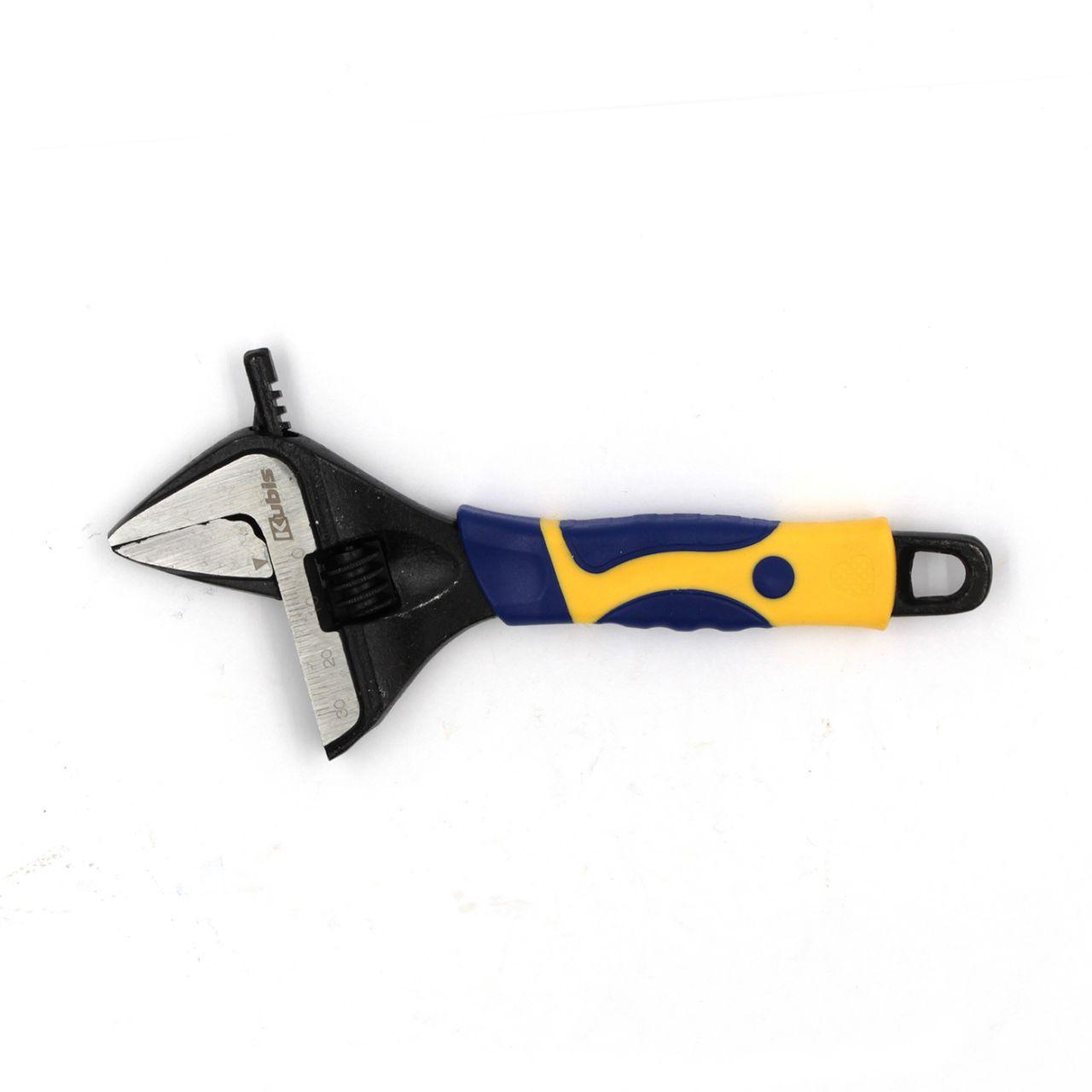 Ключ разводной фосфатированный Kubis 0-35 мм CrV 150 мм (02-04-1150) - фото 3