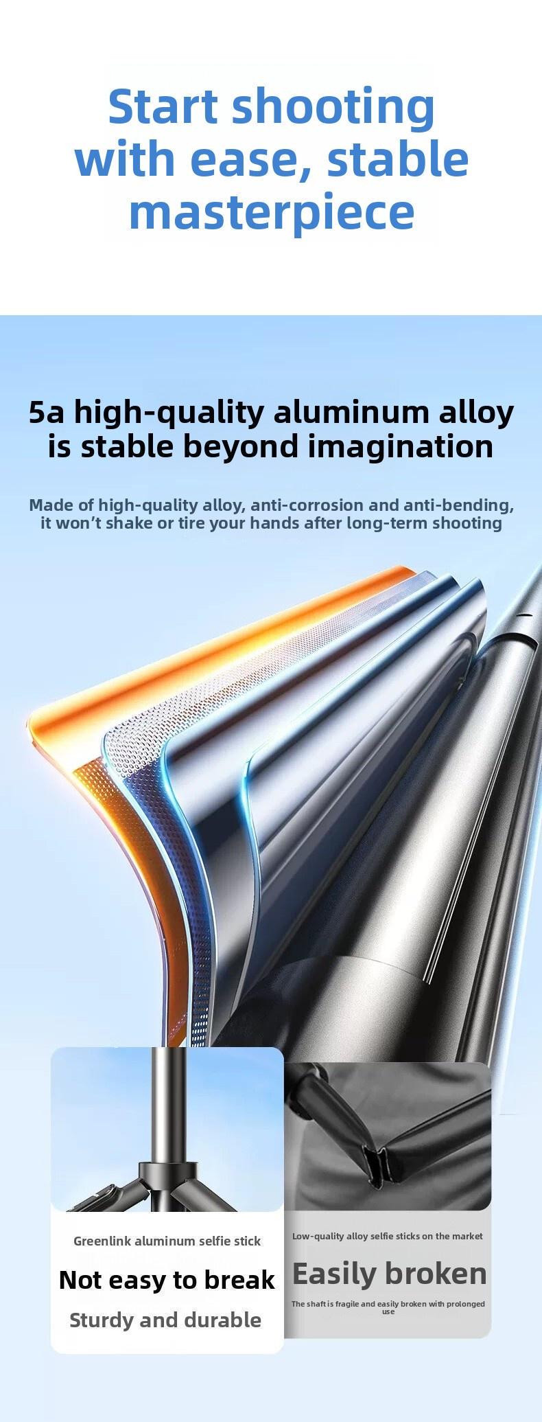 Селфі-палиця Ugreen 1. телескопічна алюмінієва 2 м Чорний (55487) - фото 7 Селфі-палиця Ugreen 1. телескопічна алюмінієва 2 м Чорний (55487) - фото 7