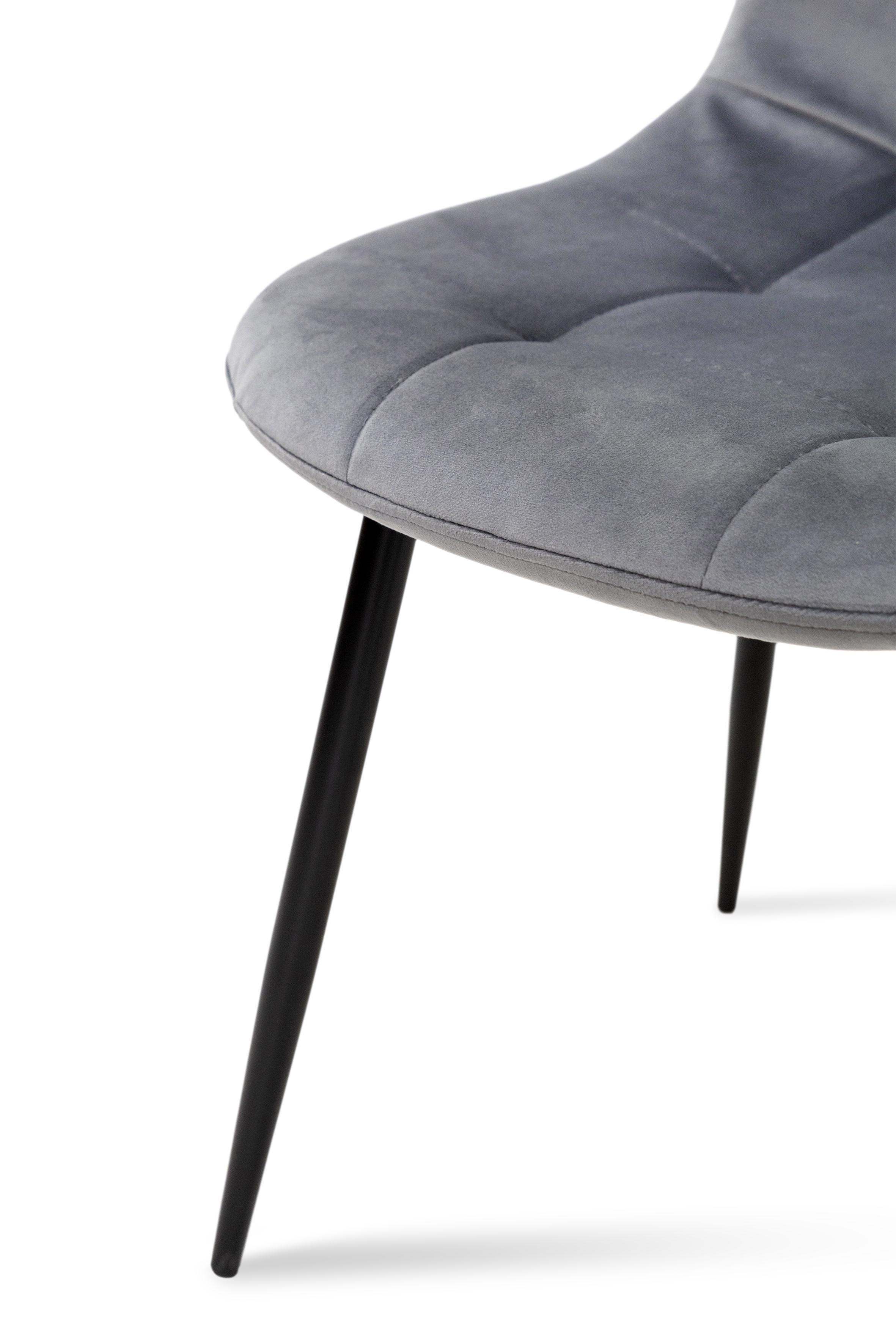 Стілець для кухні та вітальні ГРЕЙС Квест 430х860х490 мм Чорний/Сірий (GAА0056404) - фото 6 Стілець для кухні та вітальні ГРЕЙС Квест 430х860х490 мм Чорний/Сірий (GAА0056404) - фото 6