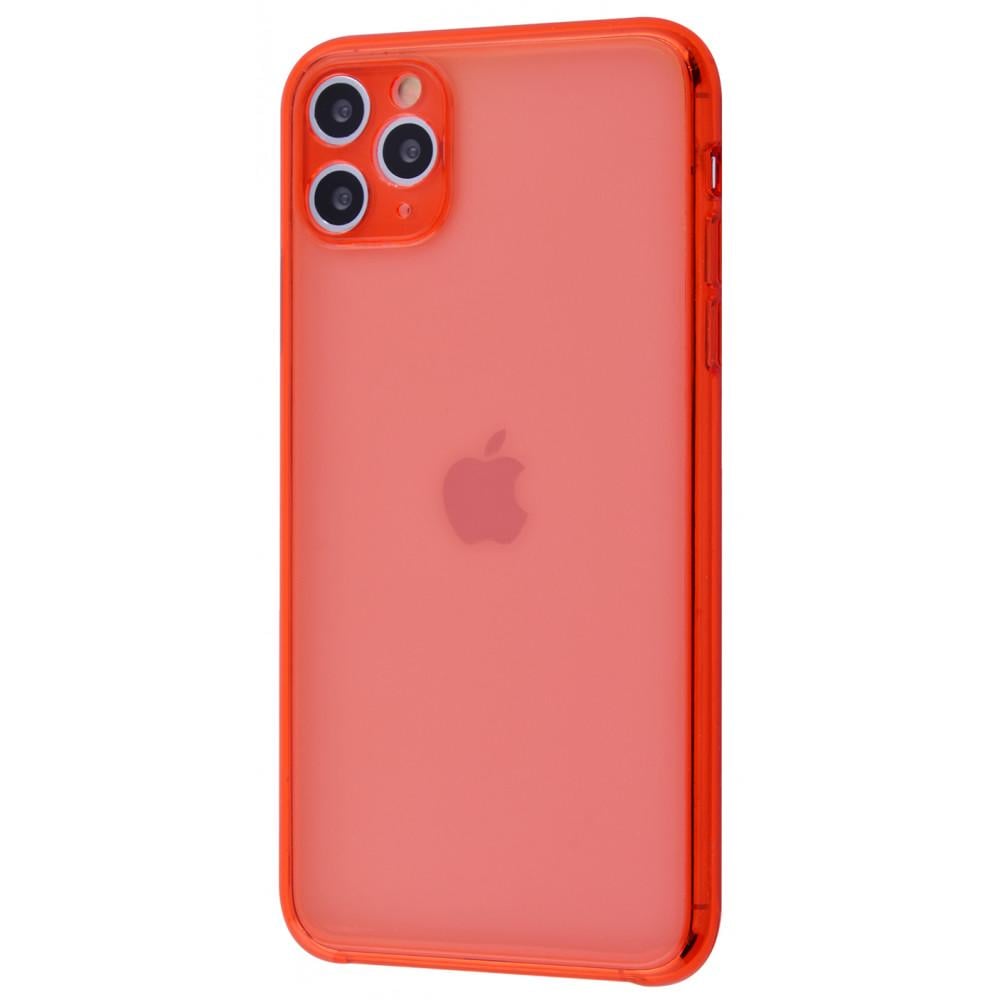 Чехол PRC Clear case Camera Protection для iPhone 11 Pro Max Red