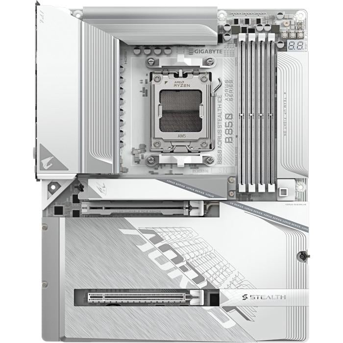 Материнская плата Gigabyte B850 AORUS STEALTH ICE ATX White (31022040)