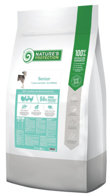 Корм для собак Nature's Protection Senior All breeds 18 кг