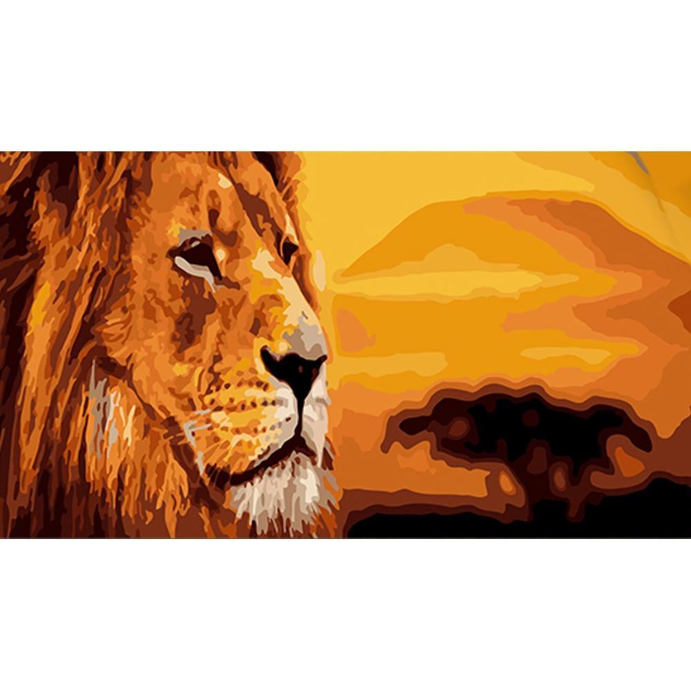 Картина за номерами Strateg Савана 50х25 см (WW186)