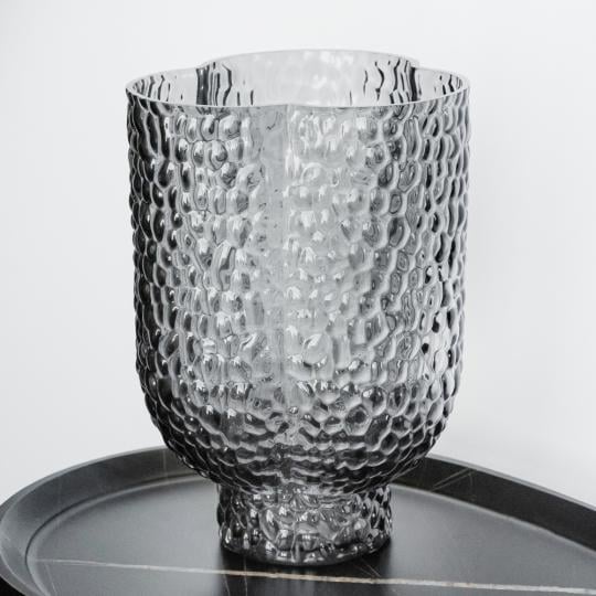 Ваза стеклянная Elisey Жемчуг 25 см (9099-033)