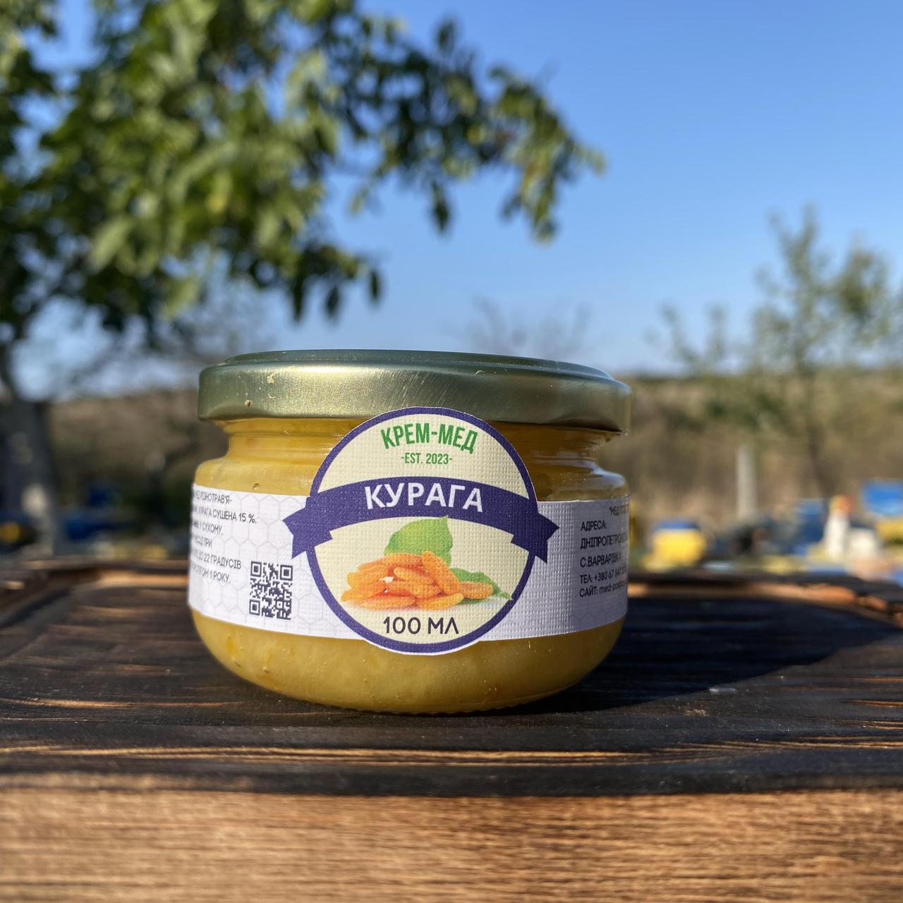 Крем-мед Курага 0,1 л 120 г (1142080753)