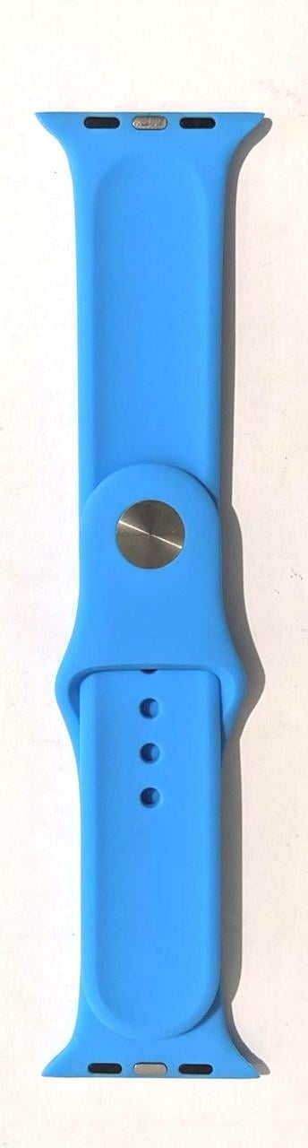 Браслет силиконовый для Apple watch 42 мм Blue (000038225)