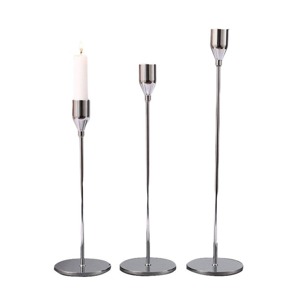 Підсвічник святковий Remy-Decor Гамлет металевий для тонкої свічки 28 см Срібний - фото 6 Підсвічник святковий Remy-Decor Гамлет металевий для тонкої свічки 28 см Срібний - фото 6