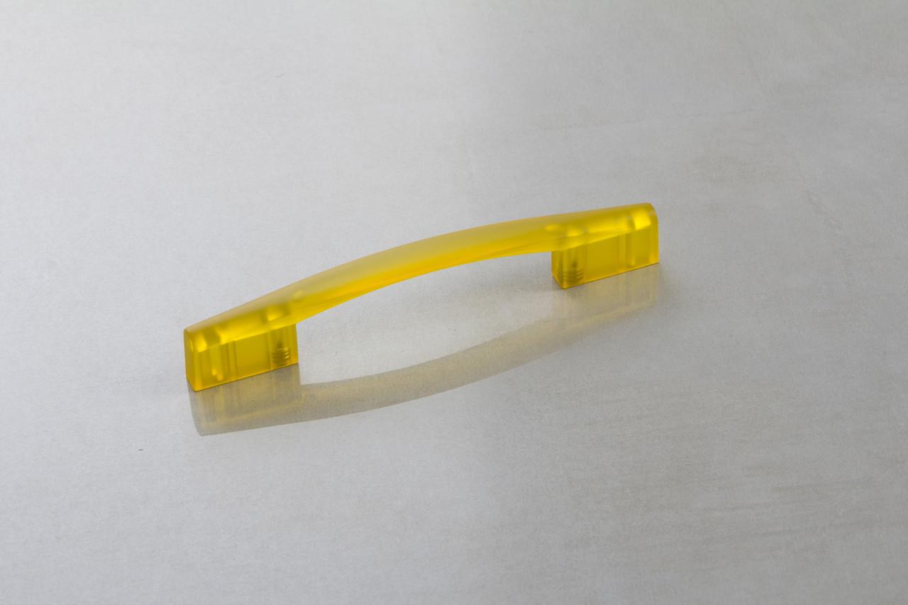 Мебельная ручка Poliplast РП-19/96 Прозрачный желтый (16055)