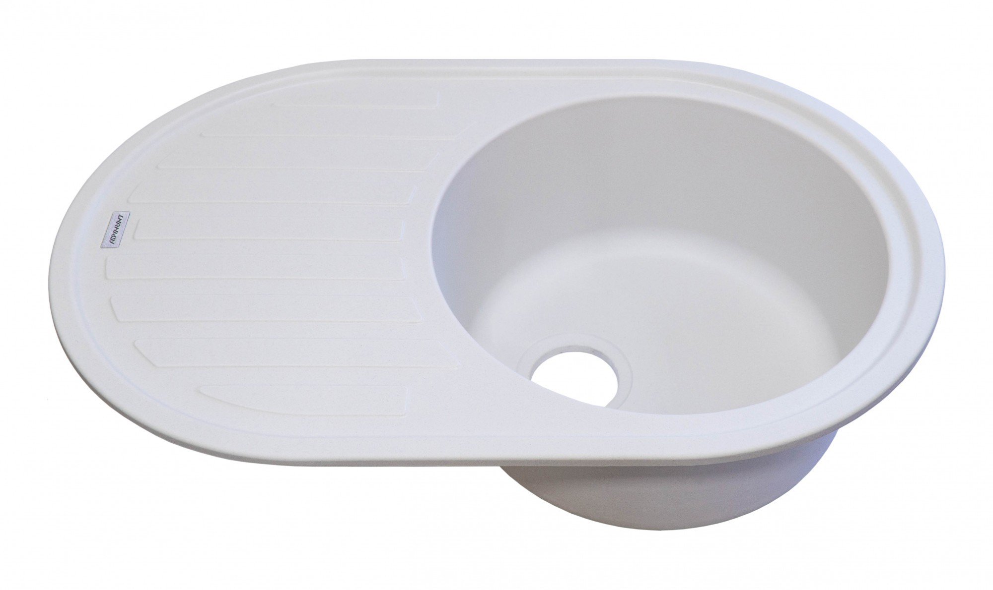 Мойка для кухни Adamant Ellipsis (white-01) 77х50х20 см - фото 2