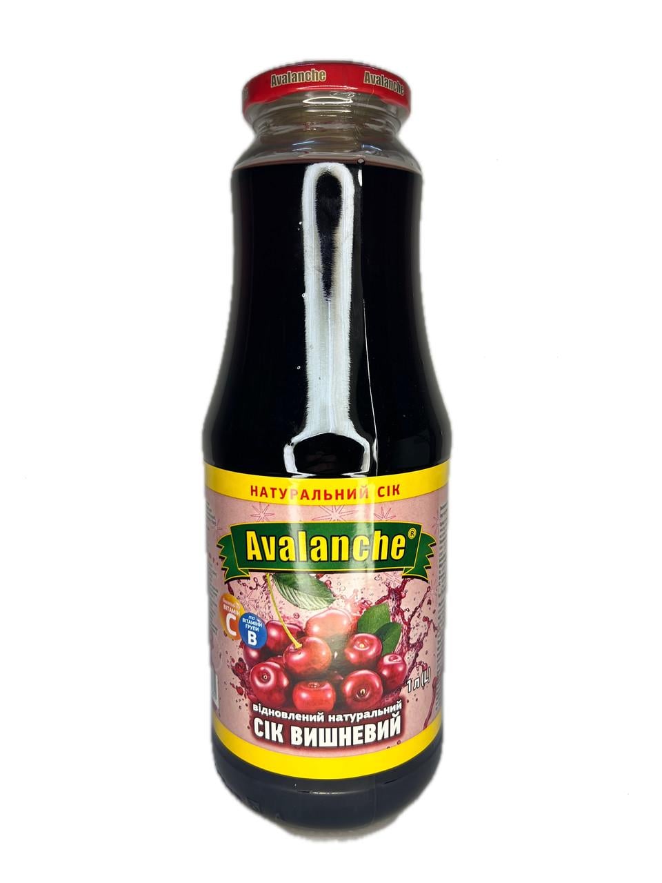 Сок вишневый Avalanche восстановлен 1 л (7629880805202)