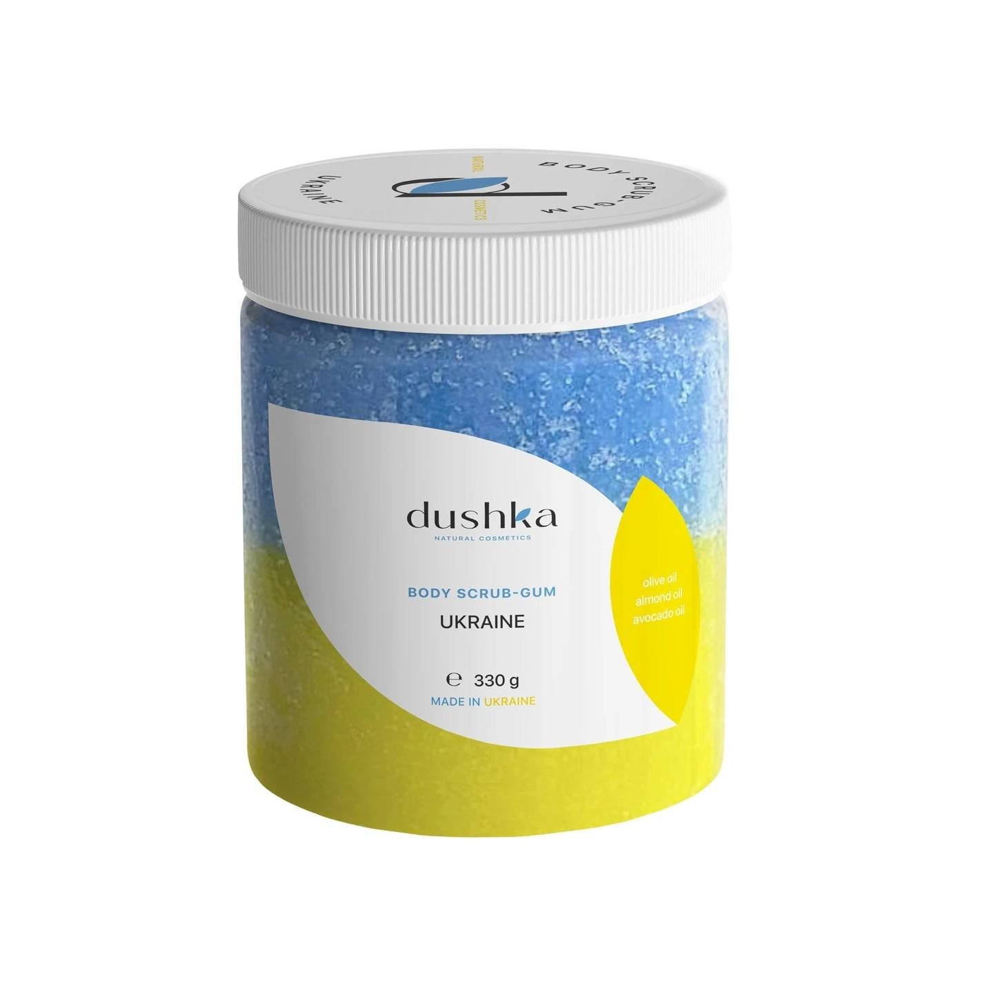 Скраб-жвачка для тела Dushka Ukraine 330 г (4823099404520)