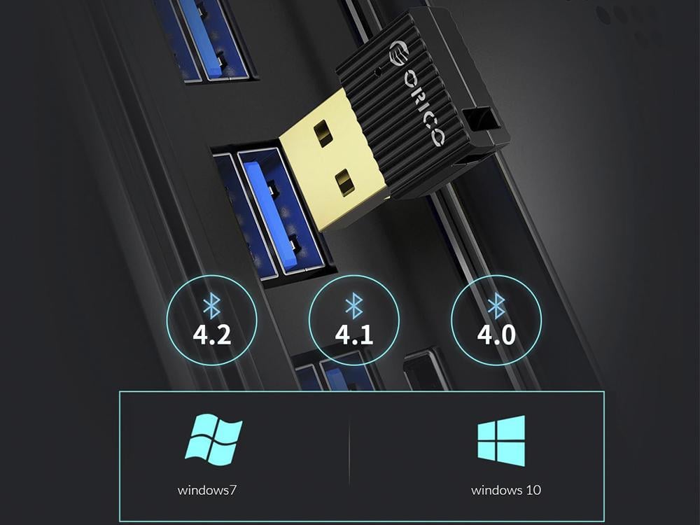 Адаптер Orico USB Bluetooth 5.0 (1010-200-00) - фото 4
