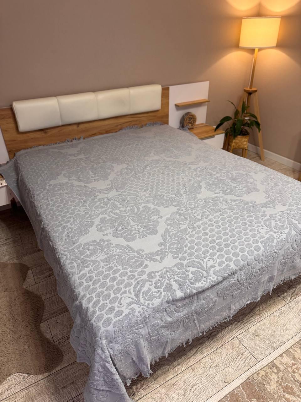 Простыня махровая евро Графит (Д-Al-mahr-pr-003-02)