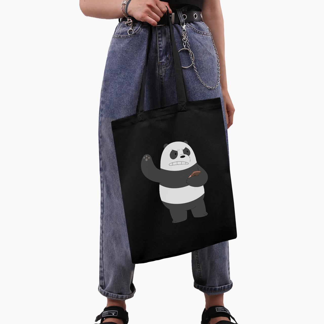 ᐉ Эко сумка шоппер на молнии We Bare bears 41x35 см (9227-1776-BKZ ...