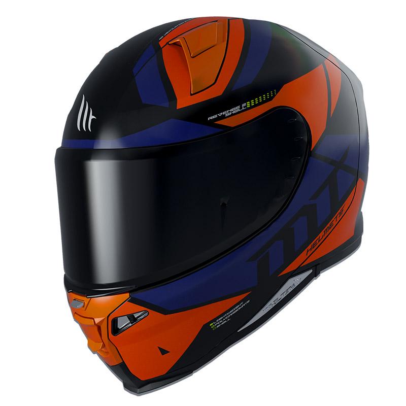 Мотошлем MT HELMETS Revenge 2 Scalpel L Orange (15739)