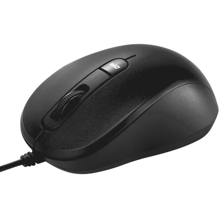 Комп'ютерна мишка дротова Asus MU101C Wired Blue Ray Mouse 3200 dpi USB-A 1,5 м Black (90XB05RN-BMU000)