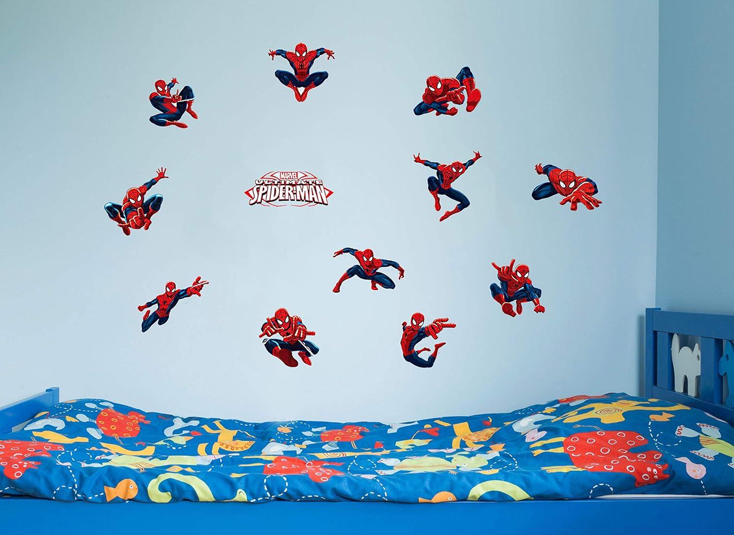Набір вінілових наклейок Людина-Павук у дитячу кімнату для хлопчиків 30х60 см - фото 4 Набір вінілових наклейок Людина-Павук у дитячу кімнату для хлопчиків 30х60 см - фото 4