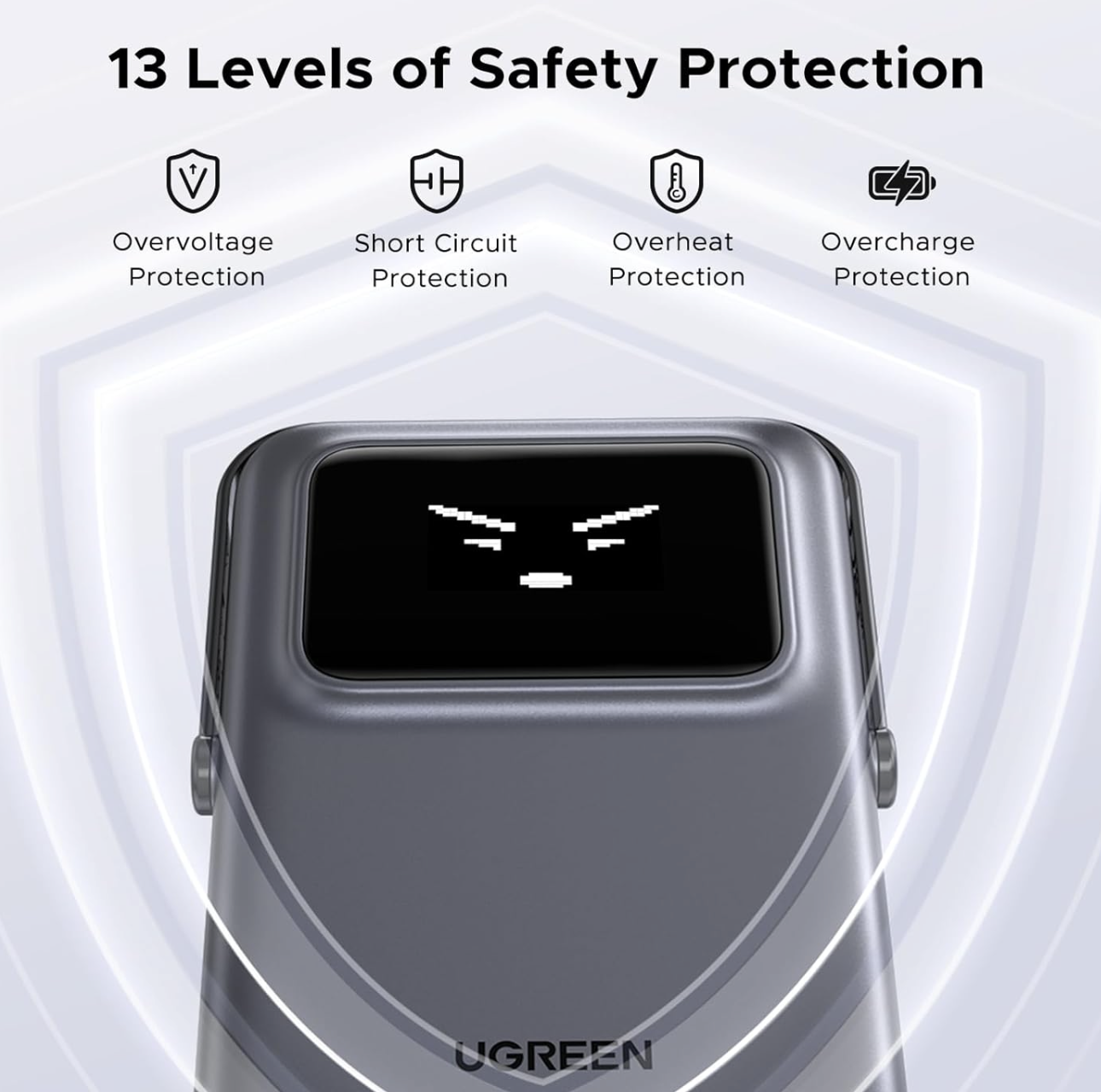 Магнитная батарея UGREEN Uno 20Вт Qi2 10000 mAh Magsafe Power Bank Black - фото 10 Магнитная батарея UGREEN Uno 20Вт Qi2 10000 mAh Magsafe Power Bank Black - фото 10