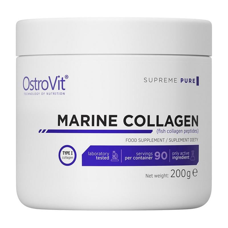 Коллаген морской питьевой гидролизованный типа I OstroVit Marine Collagen 200 г