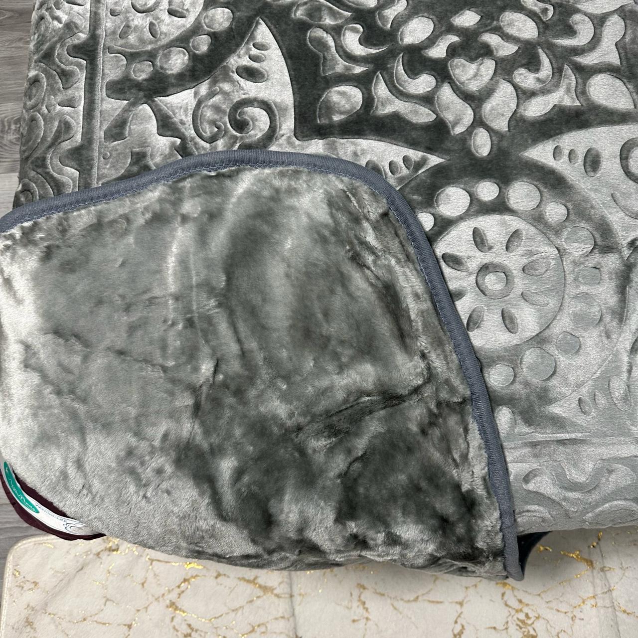 Покривало на ліжко акрилове 200x230 см Графітовий (P-акрил-11) - фото 10