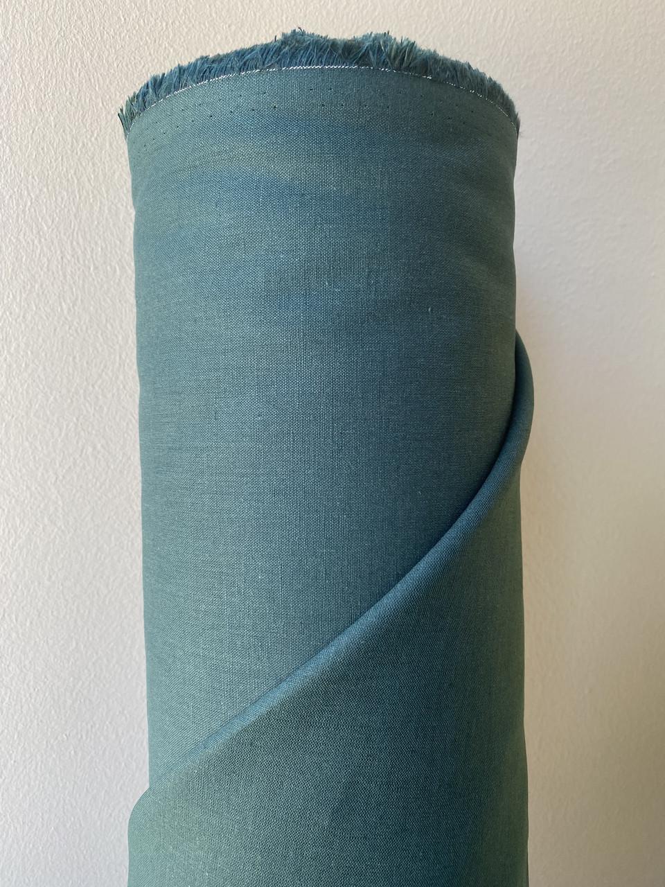 Ткань рубашечно-платьевая LINEN PLUS 56% льна и 44% хлопка 143 см 204/1330 Изумрудный - фото 6 Ткань рубашечно-платьевая LINEN PLUS 56% льна и 44% хлопка 143 см 204/1330 Изумрудный - фото 6