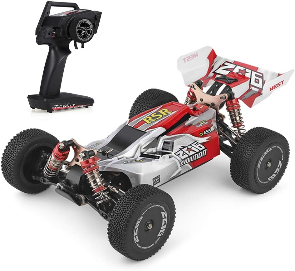 Багги на радиоуправлении WLtoys 144001 60 км/час 1:14 4WD масляные амортизаторы/полный привод (3023780565)