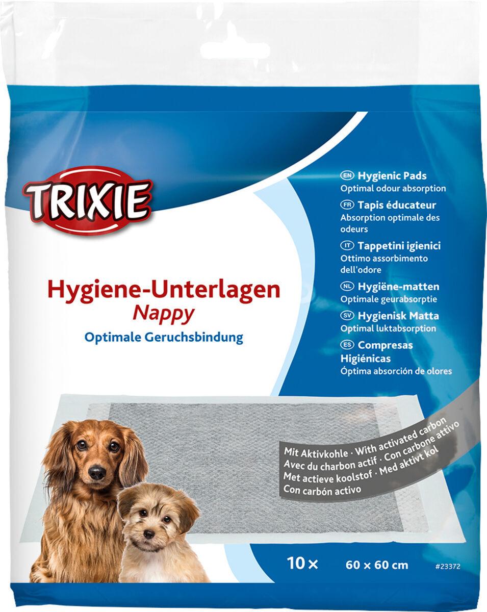 Пеленки для собак одноразовые Trixie с активированным углем Nappy 10 шт. 60x60 см (2255569311)