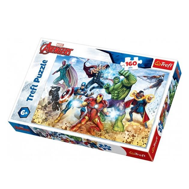 Пазлы Trefl Готовы спасать мир Марвел Мстители 160 эл. (5900511153682)