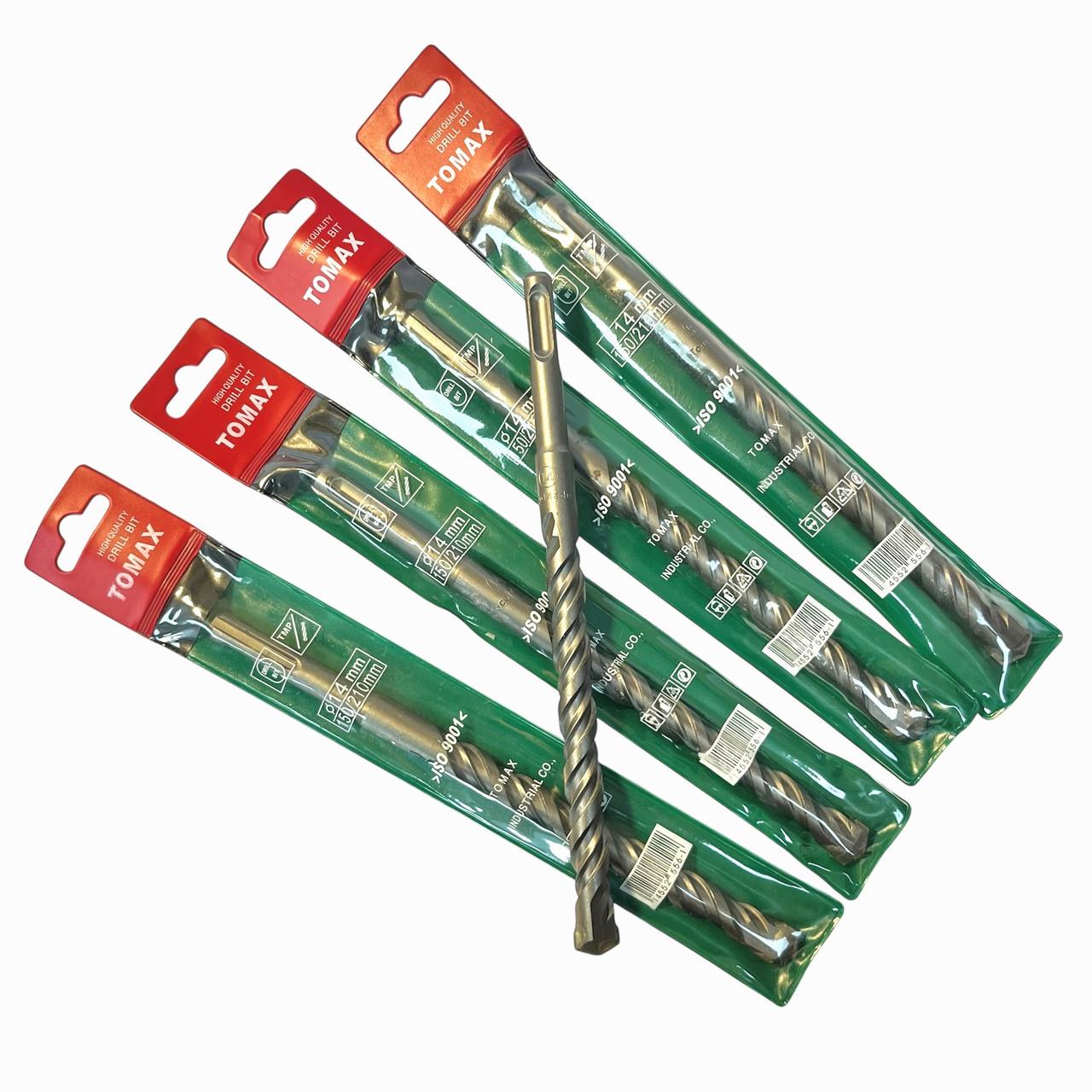 Бур по бетону TOMAX 14x210 мм SDS-plus (1415215288) - фото 5