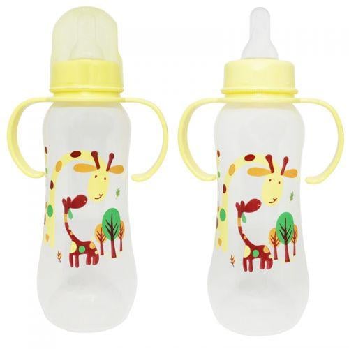 Бутылочка для кормления Lindo 250 мл Желтый (№0207)